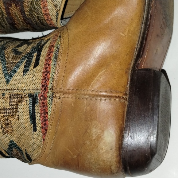 Seychelles Size 7.5 Aztec Leather Southwest Western Boots Womens Brown Cowgirl - Picture 8 of 10